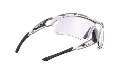 Превью  Велоочки RUDY PROJECT Tralyx+ Slim White Gloss, Линзы: ImpactX 2Laser Purple (SP787569-0000)
